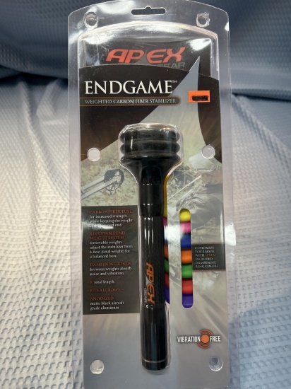 New, in box Apex Gear Endgame bow stabilizer
