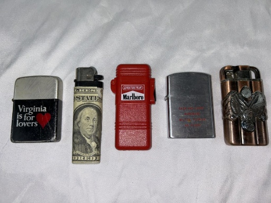 Assorted lighters