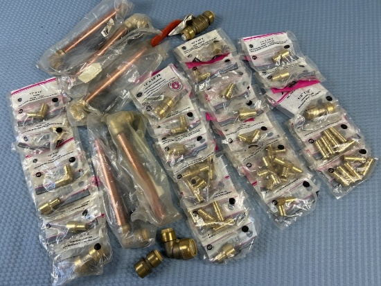 Assorted SharkBite plumbing fittings