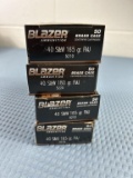 200 rounds of 40 S&W 165 gr FMJ