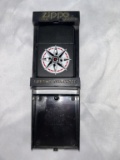 New, in box matte black Zippo Compass Rose lighter