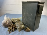 Assorted ammo & ammo box