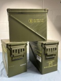 3, military ammo boxes