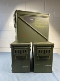 3 ammo military boxes