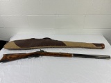 Black powder rifle with soft case