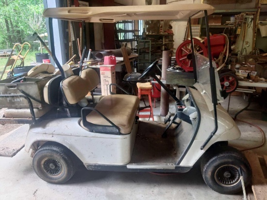 EZ GO battery golf cart with charger