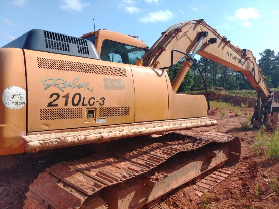 Hyundai Rolex 210 LC-3 track hoe, see photos and video