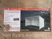 20' x 12' Heavy Duty Livestock Metal Shed