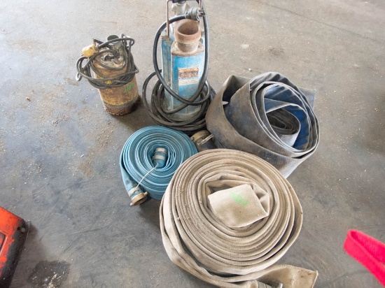 Water/Trash Pumps with Hoses