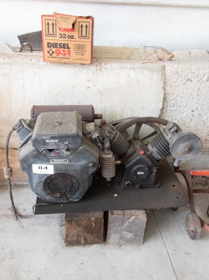 18 HP Kohler Gas Powered Compressor