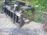 Twin Piston 72 in Grapple Bkt for Skid Steer