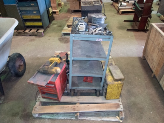 Lot of Misc Shop Tools and Cabinets