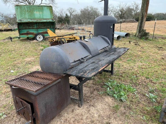 BBQ Pit Smoker with Fire Box