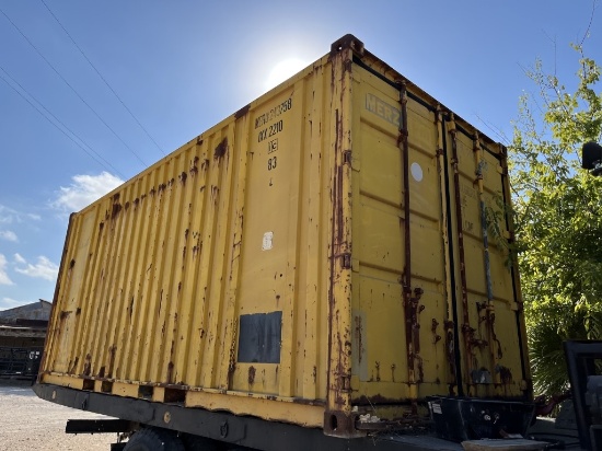 Yellow 20ft Shipping Container