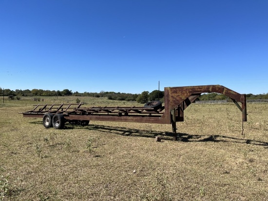 Shop Built 6 Bale GN Hay Trailer