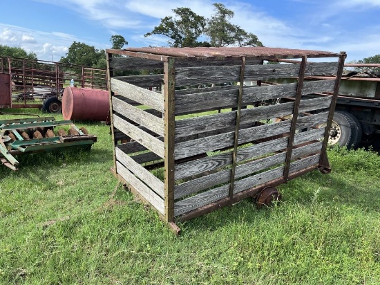 4' x 8' BP Single Axle Livestock Trailer