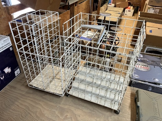 2pc Wire Rack Carts