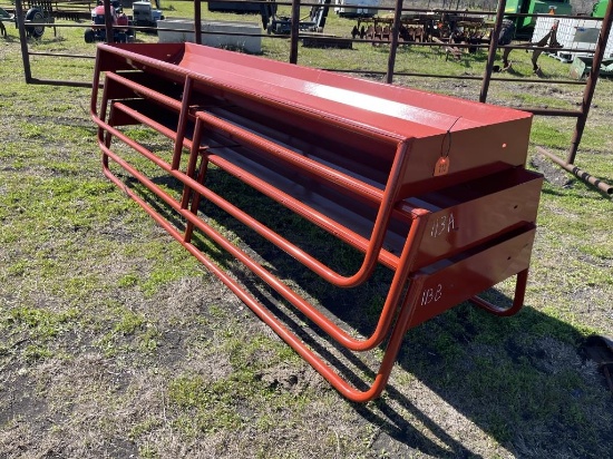 10ft Metal Feed Trough
