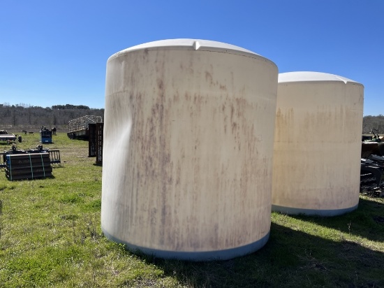 3000gal White Poly Storage Tank