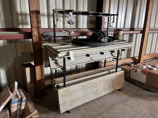 Rack, Shelving Parts, Contents