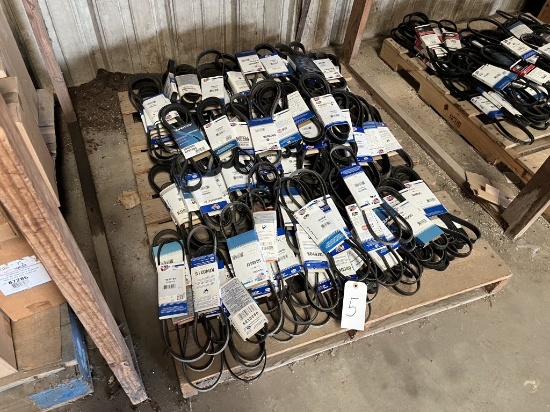Pallet of Belts
