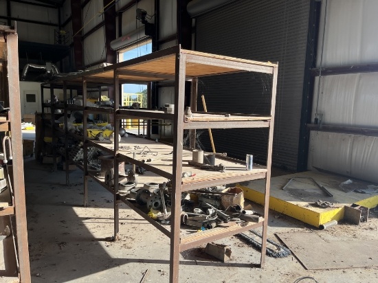 20' x 40" x 74" Angle Iron Shelving