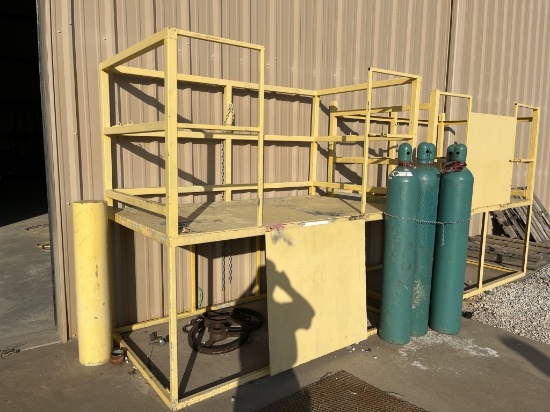 Yellow Platform 7' x 4' x 7'