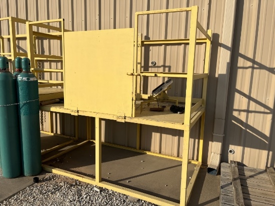 Yellow Platform ~7' x 4' x 7'