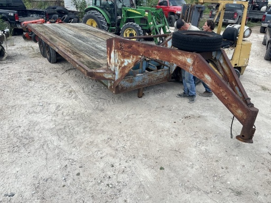 20' x 95" GN T/A Flatbed Trailer