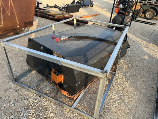 Wolverine 72" SS Box Broom Sweeper