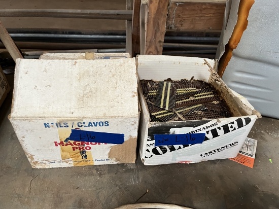 2 Boxes of Nail Gun Nails