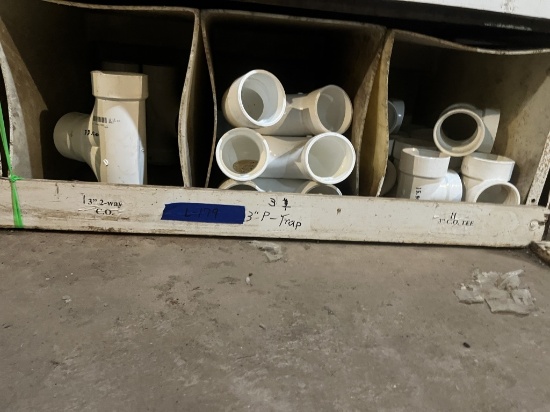 3" Cleanouts, P-traps, & C.O. Tee's