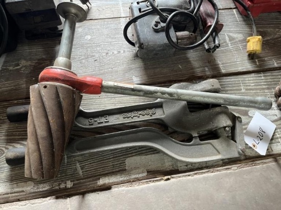 Ridgid Reamer, Pipe-tytes Hole Punch