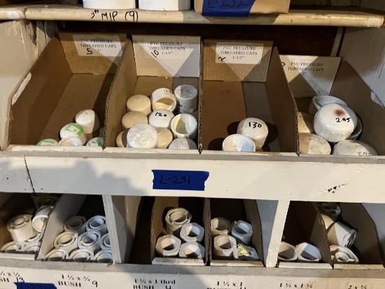 Qty of PVC Pressure Threaded Caps