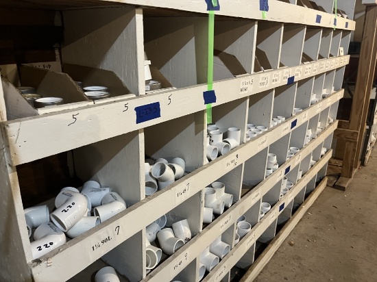 Qty of 1 1/4" PVC Fittings