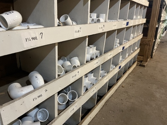 Qty of 1 1/2" PVC Fittings