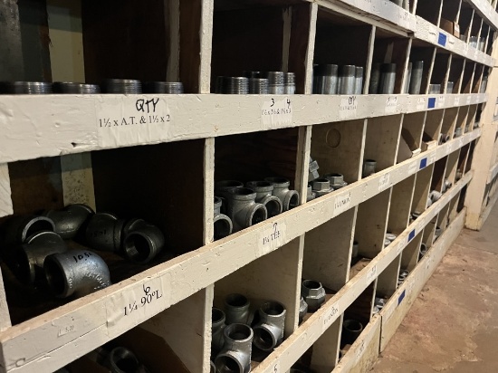 Qty of 1 1/4" Galvanized Fittings