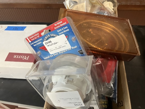 Shower Drains, Flappers, Handles, Trim, etc.