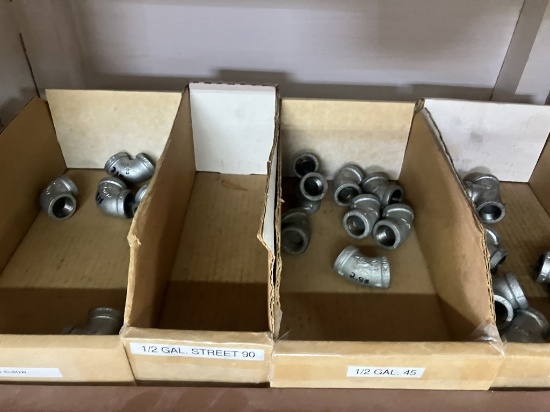 Qty of 1/2" Galvanized Fittings