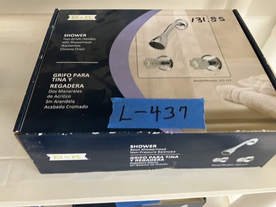 B&K Shower Handles with Shower Head