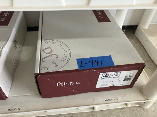 Pfister Shower Head, Valve, Handles, and Trim