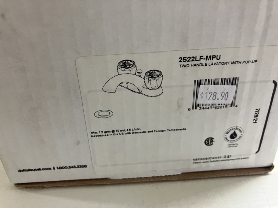 Delta 2 Handle Lavatory Faucet