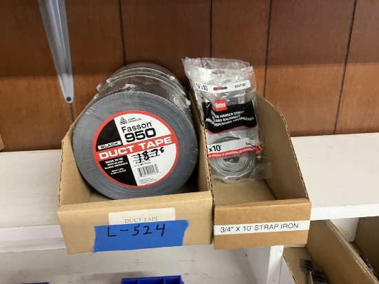 Duct Tape and Iron Strapping