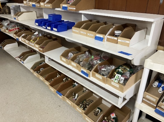 10'6" x 19" x 43" Wooden Display Shelf
