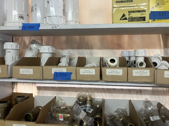 1/2" to 2" PVC Compression Couplings