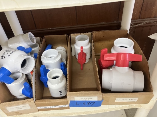 1-1/4" to 2" PVC Ball Valves