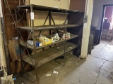 Metal Shelf w/ Contents