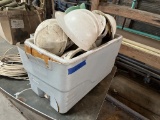 Qty of Hard Hats, Electrical Wire & Boxes