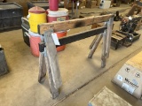 2 pc Wooden Saw Horses