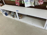 Pair of Wooden Display Shelves